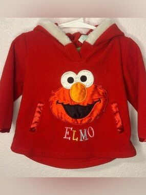 Vintage Elmo Fleece Sweatshirt - 18 months